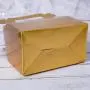 50-Pack Gable Metallic Gold Candy Treat Boxes,Small Goodie Gift Boxes for Wedding and Birthday Party Favors Box 6.2 x 3.5 x 3.5 inch