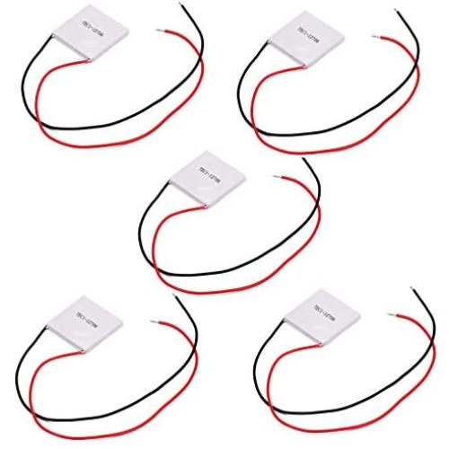 Teyleten Robot TEC1-12706 12V 60W Heatsink Thermoelectric Cooler Cooling Peltier Plate Module （5pcs）