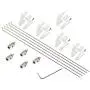 Maxmoral 5 Sets RC Fixed Wing Airplane Control Horn Kit - 5X Nylon Control Horn + 5X Clevis + 5X 1.2x180mm Push/Pull Rod + 5X 1.3mm Fast Holder + 1x M3 Wrench Maxmoral 5 Sets RC Fixed Wing Airplane Control Horn Kit - 5X Nylon Control Horn + 5X Clevis + 5X 1.2x180mm Push/Pull Rod + 5X 1.3mm Fast Holder + 1x M3 Wrench