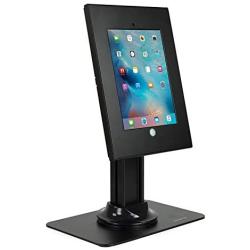 Mount-It! Anti-Theft Tablet Kiosk for iPad | Contact-Less iPad POS Stand | Rotating iPad Kiosk Mount | Locking iPad Tilt Stand for iPad 9.7 (MI-3771B)