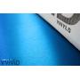 VViViD Metallic Blue Brushed Metal Vinyl Wrap Roll XPO Air Release Technology (10ft x 5ft)