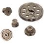 5pcs Steel Diff Differential Main Metal Spur Gears Pinions for HSP HPI Redcat 1/10 RC Car, 64T/21T/29T/17T/26T