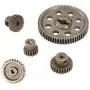 5pcs Steel Diff Differential Main Metal Spur Gears Pinions for HSP HPI Redcat 1/10 RC Car, 64T/21T/29T/17T/26T