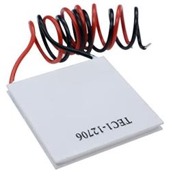 Aideepen TEC1-12706 12V 50W Heatsink Thermoelectric Cooler Cooling Peltier Plate Module 4.5A 40x40MM 4.5A (1 pcs)