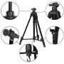 Easel Stand IMAGE Aluminum Metal Tripod Field Easel Adjustable Height 21 to 66 Inches Lightweight and Durable Artist Easel with Portable Bag for Floor/Table-Top Drawing and Displaying