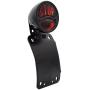 Amazicha LED License Plate Brake Light Taillight Curved Bracket for Harley Sporster Bobber Choppers
