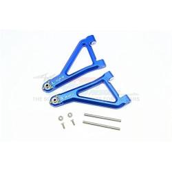 GPM for Traxxas Unlimited Desert Racer 4X4 (#85076-4) Upgrade Parts Aluminum Front Upper Suspension Arm - 8Pc Set Blue