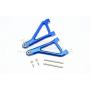 GPM for Traxxas Unlimited Desert Racer 4X4 (#85076-4) Upgrade Parts Aluminum Front Upper Suspension Arm - 8Pc Set Blue
