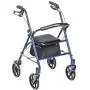 Drive Medical 10257BL-1 Four Wheel Walker Rollator with Fold Up Removable Back Support Drive Medical 10257BL-1 Four Wheel Walker Rollator with Fold Up Removable Back Support