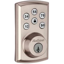 Kwikset 98880-004 SmartCode 888 Smart Lock Touchpad Electronic Deadbolt Door Lock with Z-Wave Plus Featuring SmartKey Security in Satin Nickel