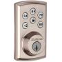 Kwikset 98880-004 SmartCode 888 Smart Lock Touchpad Electronic Deadbolt Door Lock with Z-Wave Plus Featuring SmartKey Security in Satin Nickel