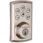 Kwikset 98880-004 SmartCode 888 Smart Lock Touchpad Electronic Deadbolt Door Lock with Z-Wave Plus Featuring SmartKey Security in Satin Nickel