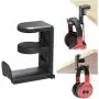 PC Gaming Headset Headphone Hook Holder Hanger Mount, Headphones Stand with Adjustable & Rotating Arm Clamp , Under Desk Design , Universal Fit , Built in Cable Clip Organizer EURPMASK PC Gaming Headset Headphone Hook Holder Hanger Mount, Headphones Stand with Adjustable & Rotating Arm Clamp , Under Desk Design , Universal Fit , Built in Cable Clip Organizer EURPMASK