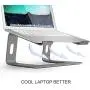 Soundance Laptop Stand, Aluminum Computer Riser, Ergonomic Laptops Elevator for Desk, Metal Holder Compatible with 10 to 15.6 Inches Notebook Computer, Grey Soundance Laptop Stand, Aluminum Computer Riser, Ergonomic Laptops Elevator for Desk, Metal Holder Compatible with 10 to 15.6 Inches Notebook Computer, Grey