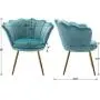 Chairus Living Room Chair, Mid Century Modern Retro Leisure Velvet Accent Chair with Golden Metal Legs, Vanity Chair for Bedroom Dresser, Upholstered Guest Chair(Light Green)