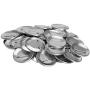 Metal PIN Back Button Parts {500 pcs} - Additional Extra Button Maker Badge Making Machine Pieces - 32MM (1¼ INCH) | 500 Metal Badge Button Shell & pin Back