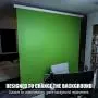 Green Screen Backdrop,75x79, Wall-Mounted Pull-Down Retractable Style,Wrinkle-Resistant Fabric, Solid Aluminium Metal Casing, Chroma Key for Photo Video, Live Game,Virtual Studio, Studio Photo ect Green Screen Backdrop,75x79, Wall-Mounted Pull-Down Retractable Style,Wrinkle-Resistant Fabric, Solid Aluminium Metal Casing, Chroma Key for Photo Video, Live Game,Virtual Studio, Studio Photo ect