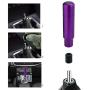 Lunsom Aluminum Weighted Shifter Knob Long Stick Gear Lever Shift Stick Head Metal 5inch Shifting Handle Fit Most Manual Auto Transmission Car (Purple)