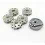 YEQIN 1pcs Bobbin Case 45751 and 5 pcs bobbins Fits Singer Featherweight Sewing Machines 221 222 301 & 301A