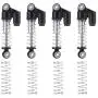 Que-T 4pcs Metal Shock Absorber Damper for 1: 24 Axial SCX24 AXI90081 RC Crawler Car Upgrade Parts