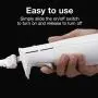 Proctor Silex Easy Slice Electric Knife for Carving Meats, Poultry, Bread, Crafting Foam and More, Lightweight with Contoured Grip, White Proctor Silex Easy Slice Electric Knife for Carving Meats, Poultry, Bread, Crafting Foam and More, Lightweight with Contoured Grip, White