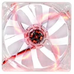 Thermaltake 120mm Pure 12 Series Red LED Quiet High Airflow Case Fan CL-F019-PL12RE-A