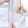 Silicone Seal Strip,Weather Stripping for Door or Window,Weatherproof Soundproof Self Adhesive Door Strip Bottom,Insect Proof Silicone Sealing Sticker for Gap of House or Shower Door(16.4Feet X 45MM) Silicone Seal Strip,Weather Stripping for Door or Window,Weatherproof Soundproof Self Adhesive Door Strip Bottom,Insect Proof Silicone Sealing Sticker for Gap of House or Shower Door(16.4Feet X 45MM)