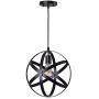 Rustic Industrial Metal Spherical Pendant Lighting Globe Edison Vintage Decorative Changeable Hanging Lighting Fixture for Kitchen Island Dining Table Bedroom Hallway