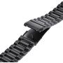 Kartice Bands Compatible with Galaxy Watch Active 2 44mm Bands Galaxy Watch 3 41mm Bands 20mm Solid Stainless Steel Metal Band for Galaxy Active 2 40mm Band (Black)