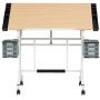 Studio Designs Pro Craft Station in White with Maple 13245