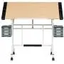 Studio Designs Pro Craft Station in White with Maple 13245 Studio Designs Pro Craft Station in White with Maple 13245