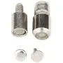 Double Cap 9mm Rivets Kit (1000 pcs) with Hand Press Machine, Dies and Hole Punch. Leather Rivets Single Round Cap Metal Stud Fasteners for Bag Belt Wallet Jeans