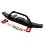 LoveinDIY RC Front Bumper Bull Bar for WPL C14 C24 1/16 RC Truck Car Parts - Black