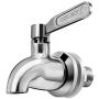 Beverage Dispenser Replacement Spigot,Oak Leaf Stainless Steel Spigot Polished Finished, Dispenser Replacement Faucet