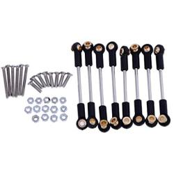 for WPL Upgrade Full Metal Spare Part WPL OP Fitting Metal Accessories Link Set for WPL C14 C24