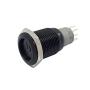 Yakamoz DC12V 16mm 5/8'' Metal Self-Locking Latching Push Button Switch Red Led Power Symbol Car DIY Switch Black
