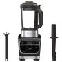 Ninja Foodi Cold & Hot Cook Hot Soups, Sauces and Dips Blender with 1400 Peak Watts to Crush Frozen Drinks & Smoothies Nonstick Glass Pitcher (HB152), 64 oz, Black