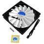 AAB Cooling Silent Force Fan 14 - Silent and Efficient 140mm Fan with 4 Anti-Vibration Pads, 140mm Case Fan, Computer Fan, 12V, Air Cooler, Quiet Fan