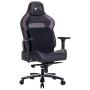 FANTASYLAB Big and Tall 440lb Metal Base Gaming Chair, Memory Foam Lumbar Seat Cushion, 4D Adjustable Arms Swivels & Reclines Ergonomic High-Back Racing Computer Desk Office Chair