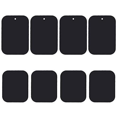 Uuustar Metal Plates for Magnetic Mount, 8PACK Metal Plates with Full Adhesive for Magnetic Car Mount Phone Holder