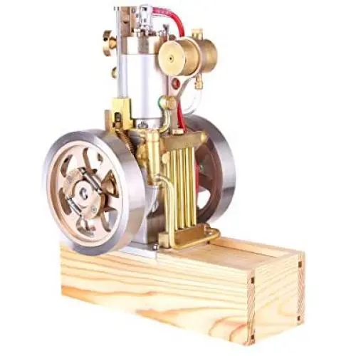 Yamix Stirling Engine Motor Metal Vertical Hit and Miss Engine Model Gas Stirling Engine with Hand Start Device Yamix Stirling Engine Motor Metal Vertical Hit and Miss Engine Model Gas Stirling Engine with Hand Start Device