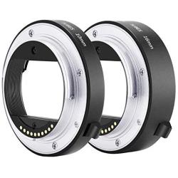 Neewer Metal AF Auto-Focus Macro Extension Tube Set 10mm&16mm for Sony NEX E-Mount Camera NEX 3/3N/5/5N/5R/A6000/A6300 and Full Frame A7 A7S/A7SII A7R/A7RII A7II