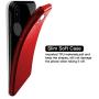 Case for iPhone XR,Ultra Thin Magnetic Phone Case for Magnet Car Phone Holder with Invisible Built-in Metal Plate,Soft TPU Shockproof Anti-Scratch Protective Cover for iPhone XR(2018) 6.1[Red]