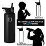 Iron Flask Sports Water Bottle - 14oz,18oz,22oz,32oz,40oz,64oz,3 Lids (Straw Lid),Vacuum Insulated Stainless Steel, Modern Double Walled, Simple Thermo Mug, Hydro Metal Canteen
