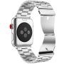 Fintie Band Compatible with Apple Watch 44mm 42mm Series 6/5/4/3/2/1/SE, Premium Stainless Steel Metal Replacement Wrist Strap Bracelet Compatible with All Versions 44mm 42mm Apple Watch, Silver