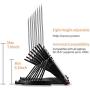 Laptop Stand Adjustable Laptop Computer Stand Multi-Angle Stand Phone Stand Portable Foldable Laptop Riser Notebook Holder Stand Compatible for 10 to 17” Laptops