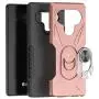 Topnow for LG K51 Case, LG Reflect Case, LG Q51 Case, [Military Grade] 12ft Drop Tested Rotatable Metal Ring Holder Compatible with Magnetic Car Kickstand Case for LG K51 (Rose Gold)