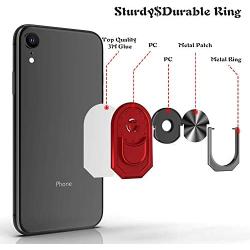 Phone Ring Holder Stand, 360 Degree Rotation Cell Phone Grip Phone Kickstand Metal Cell Phone Holder for iPhone, Samsung Galaxy, One Plus, Sony