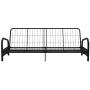 DHP Vermont Metal Futon Frame, Classic Design, Full Sized - Black DHP Vermont Metal Futon Frame, Classic Design, Full Sized - Black