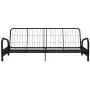 DHP Vermont Metal Futon Frame, Classic Design, Full Sized - Black